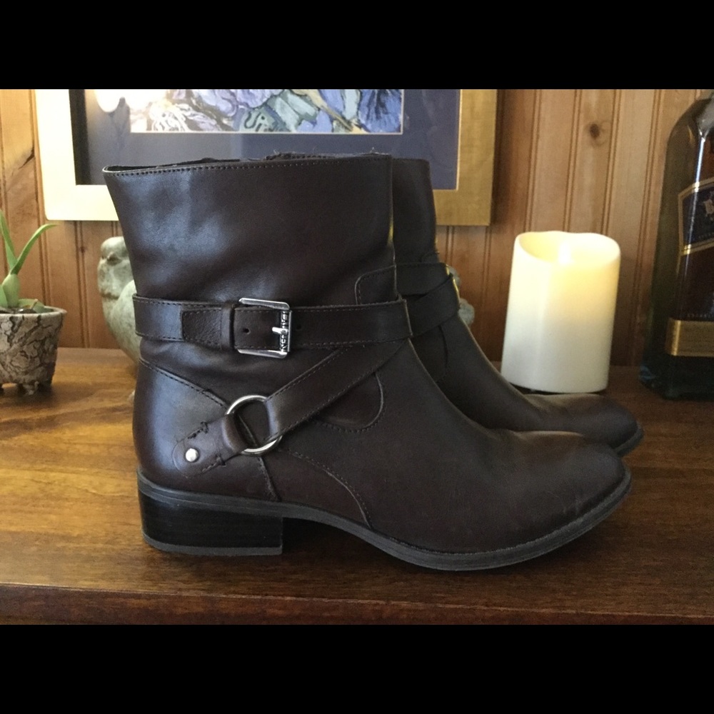 Ralph Lauren Boots 6.5 Brown Leather MAKALIA